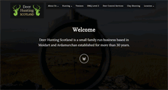 Desktop Screenshot of deerhuntingscotland.com